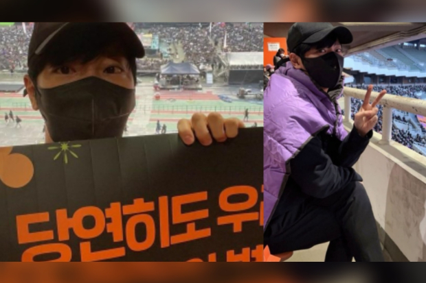 Potret Lee Sang Yeob di konser BTS