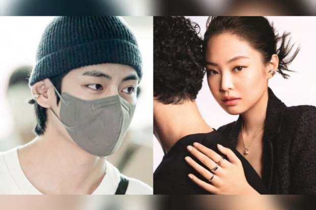 V BTS dan Jennie Blackpink