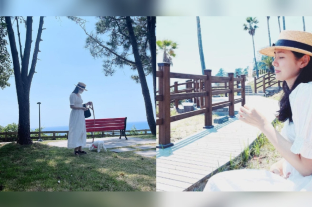 Foto terbaru Son Ye Jin yang diduga sedang hamil