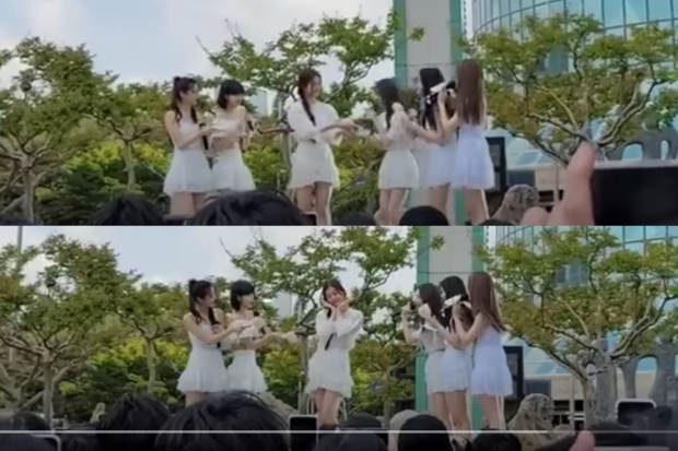 Kim Garam dicuekin fans LE SSERAFIM