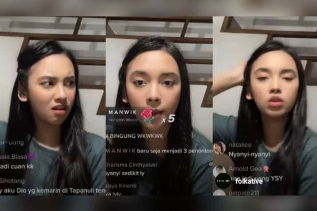 Lyodra Ginting live TikTok