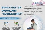 Infografik_Bisnis startup diguncang bubble burst
