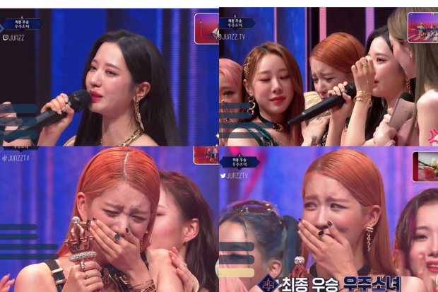 WJSN menangis saat bawakan pidato kemenangan Queendom 2