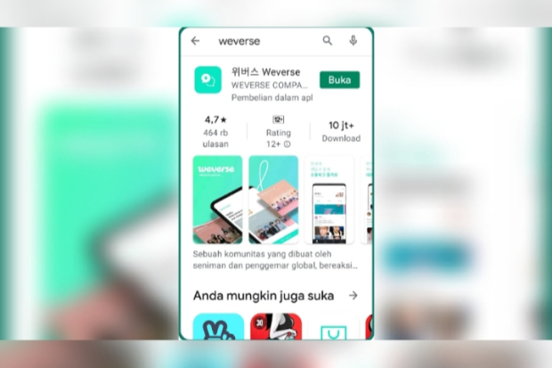 Aplikasi Weverse
