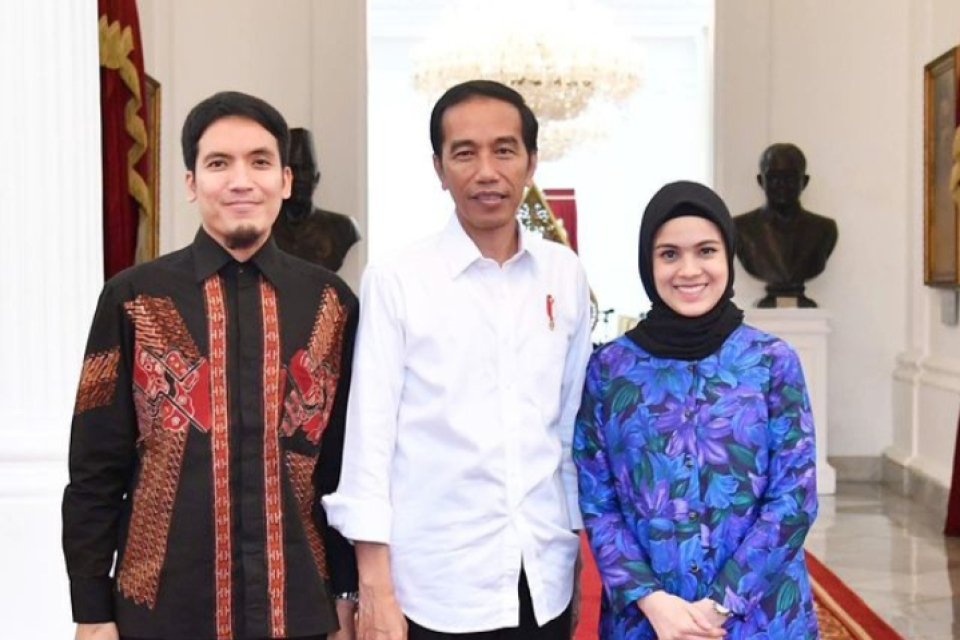 Nycta Gina, Desta dan Presiden Joko Widodo