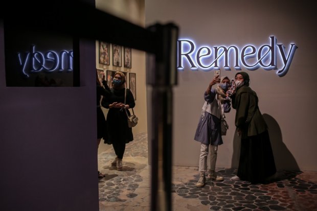 Foto: Keseruan Pameran Seni Remedy bagi 