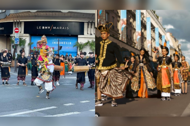 Anggun C. Sasmi di Paris