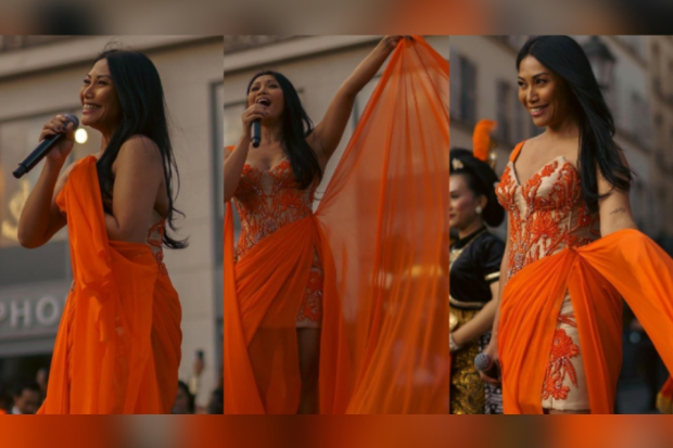 Anggun C. Sasmi di Paris