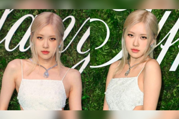 Rose Blackpink di pameran Tifanny & Co
