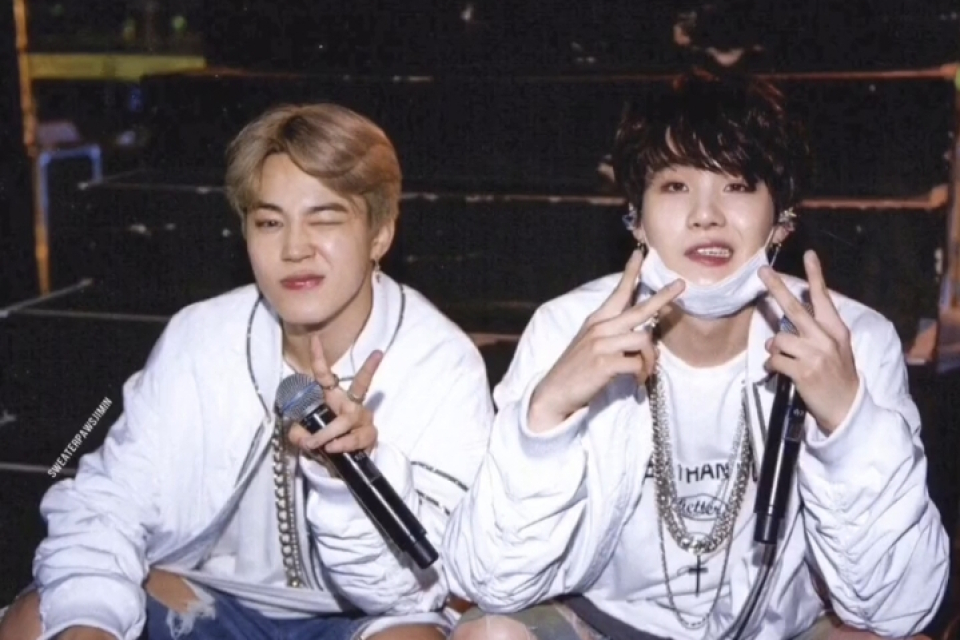 Suga dan Jimin BTS