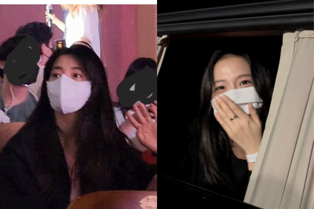 Kim Tae Ri dan Jisoo Blackpink di konser Bona WJSN