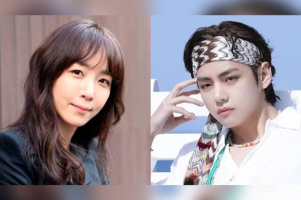 Kim Eana dan V BTS