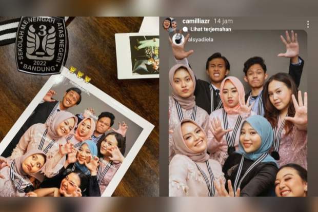 Potret Wisuda Camillia Laetitia Azzahra