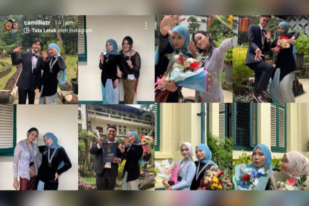 Potret Wisuda Camillia Laetitia Azzahra