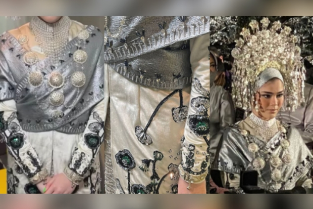 Pakaian nikah Sivia Azizah