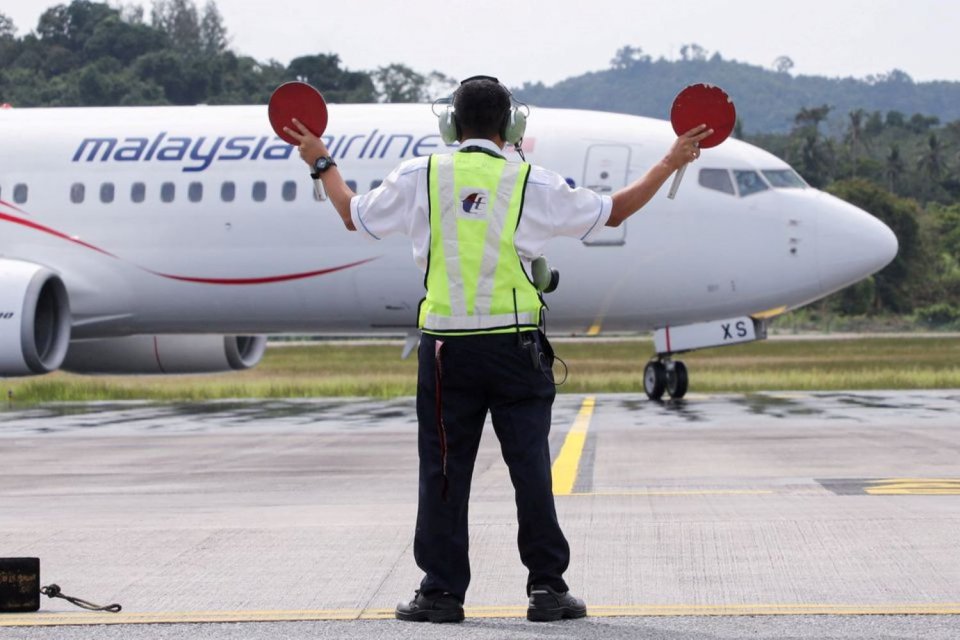 Pesawat maskapai Malaysia Airlines