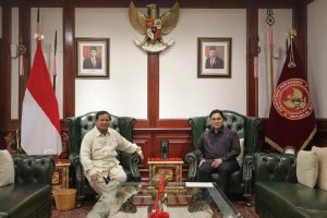 Pertemuan Prabowo dengan Erick Thohir