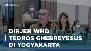 Dirjen WHO di Yogyakarta