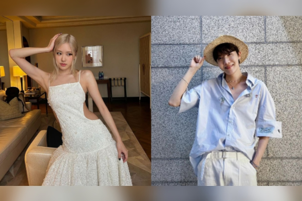 J-Hope BTS dan Rose Blackpink