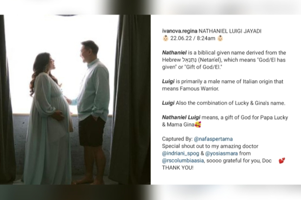 Nama Anak Regina Indonesian Idol