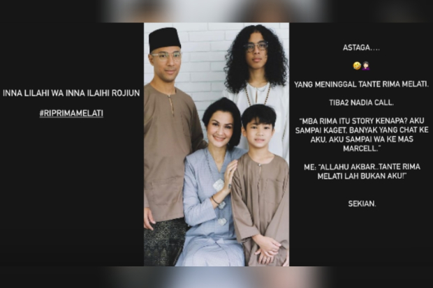 Rima Melati meninggal dunia