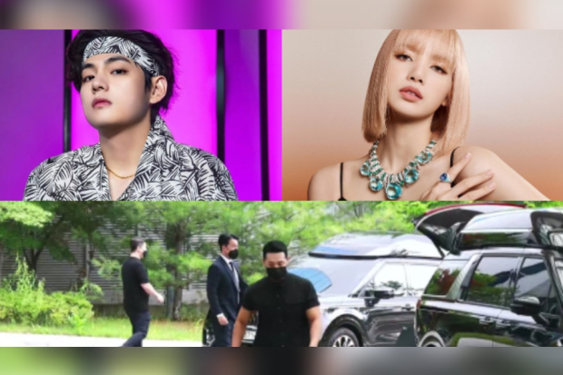 Mobil V BTS dan Lisa Blackpink