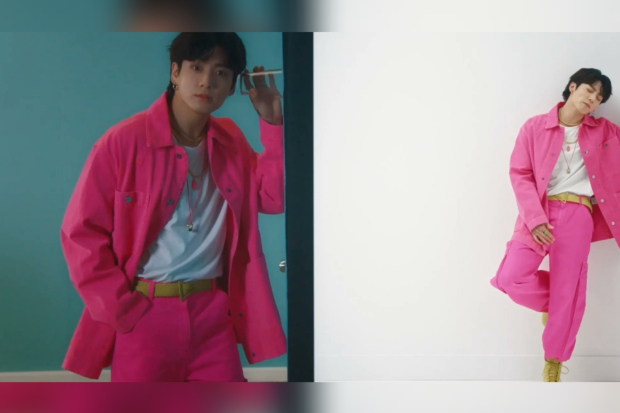 Jungkook BTS di MV Left and Right