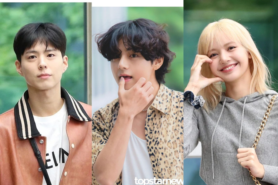 Park Bo Gum, V BTS, Lisa Blackpink