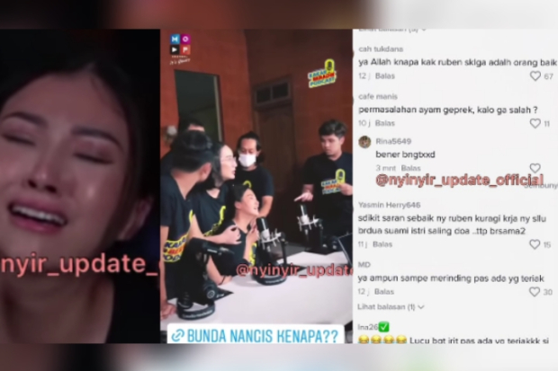 Sarwendah menangis di Podcast