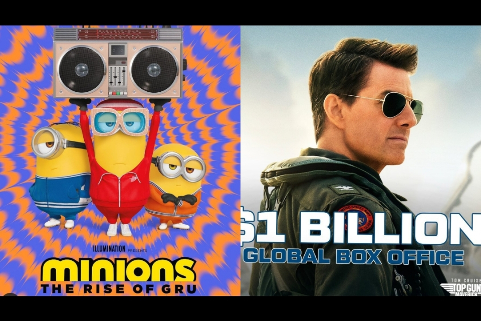 Minions: The Rise of Gru dan Top Gun: Maverick