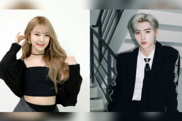 Jiheon fromis_9 dan Sunghoon ENHYPEN