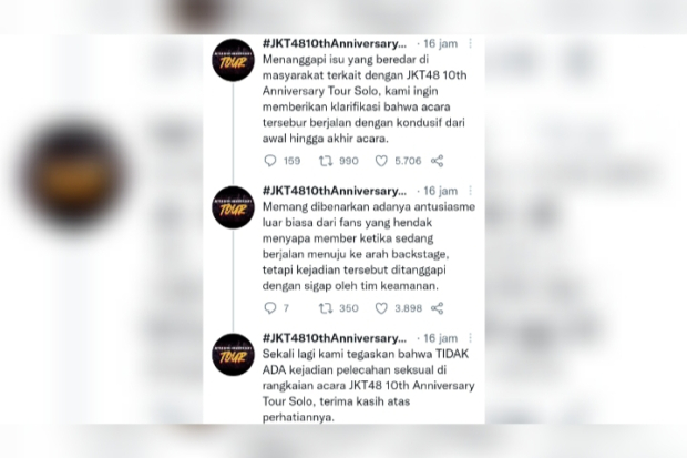 Klarifikasi Oihak JKT48