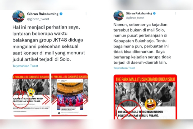 Gibran Rakabuming Tanggapi Isu Pelecehan Seksual Yang Dialami JKT48