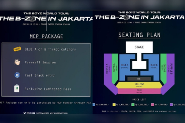 The Boyz konser di Jakarta