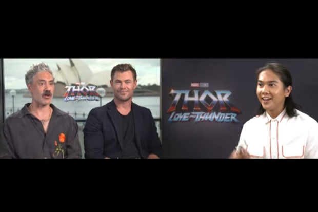 Iqbaal ramadhan, Chris Hemsworth dan Taika W