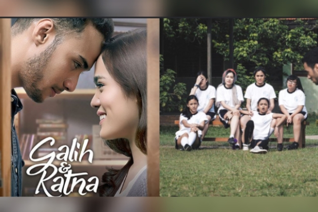 Arawinda Kirana di film Galih dan Ratna (paling kiri bawah)