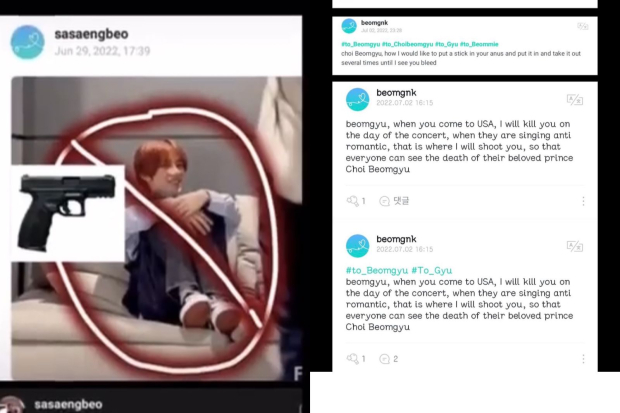 Beomgyu TXT dapat ancaman pembunuhan di Weverse