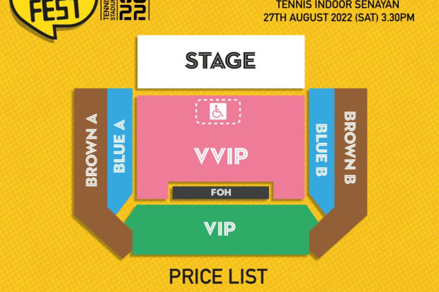 Seatplan CHOTHAFEST 2022
