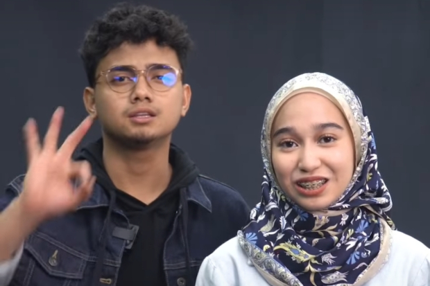 Nuha Bahrin dan Naufal Azrin