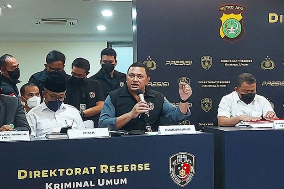 Direktur Reserse Kriminal Polda Metro Jaya Komisaris Besar Pol Hengki Haryadi. 