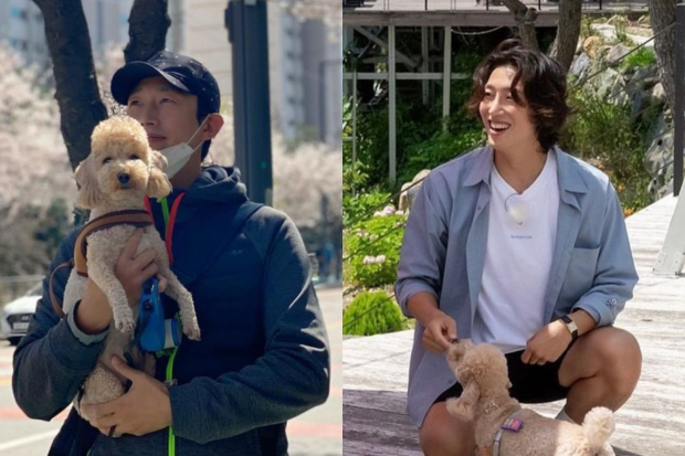 Kang Ki Young dan anjing peliharaan