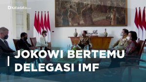Jokowi Bertemu Delegasi IMF