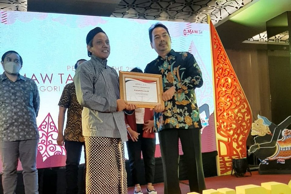 katadata, penghargaan, maw talk awards