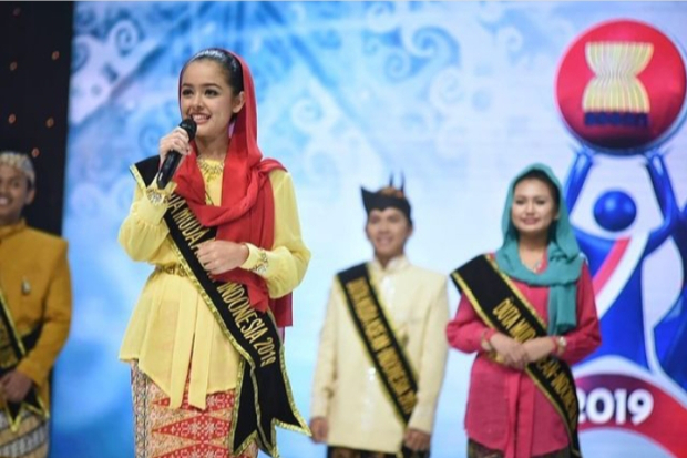 Mutiara Baswedan Saat Ajang Duta Muda ASEAN 2019