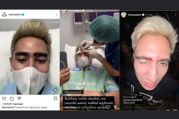 Verrel Bramasta Kecelakaan