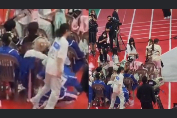 Ryujin ITZY dan Bang Chan Stray Kids di ISAC 2022