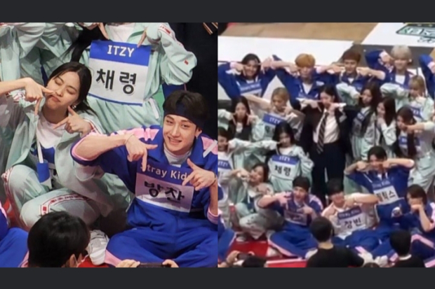 Ryujin ITZY dan Bang Chan Stray Kids di ISAC 2022