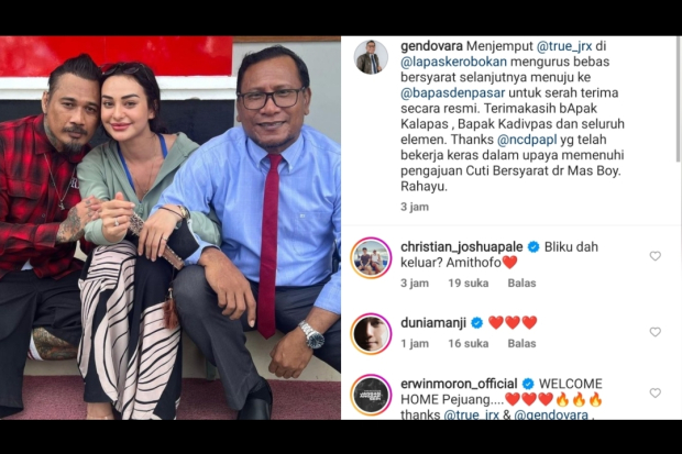 Jerinx SID dan Nora Alexandra