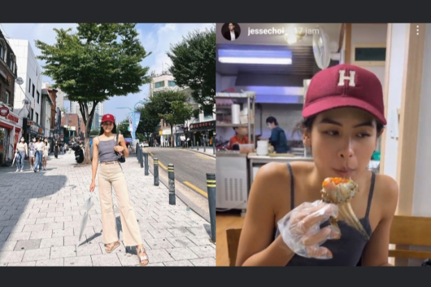 Maudy Ayunda di Korea