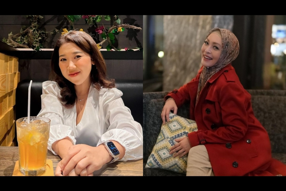 Kiky Saputri dan Angelina Sondakh